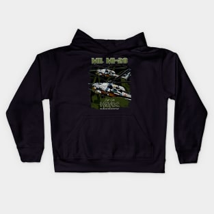 Mil Mi-28 Havoc Anti-Armor Attack Helicopter Kids Hoodie